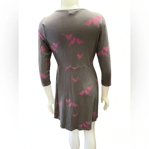 Boden Bird Print Tunic Dress Size 12 - Picture 3 of 9